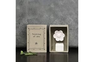 East of India Thinking of You Porcelain Mini Matchbox | Small Gift for a Loved One | Mailbox Gift