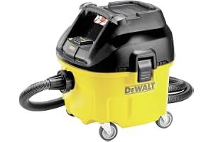 DEWALT våt/torr dammsugare L-klass DWV901L (1 400 watt, 30 l behållarvolym, max. Luftflöde 4 080 l/min, dammklass L, automati