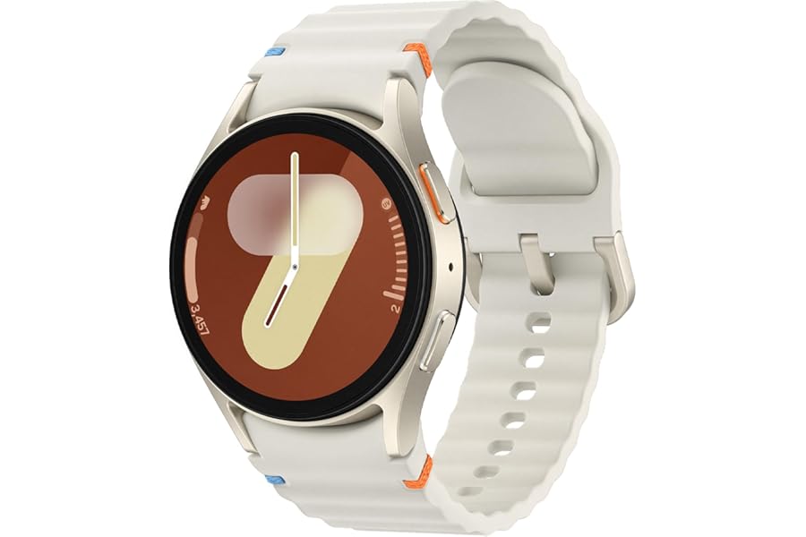 Samsung Galaxy Watch7 Smartwatch Galaxy AI Sleep Analysis Dual Finger Close Control Long Battery Life GPS BT Aluminium Touch Ring 40mm Cream