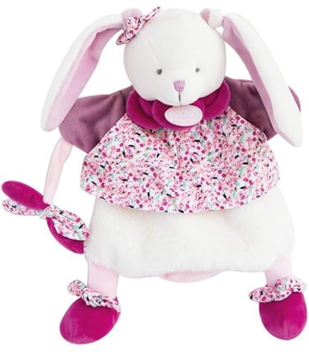 Marionetta A Mano Lucie La Licorne - Doudou Et Compagnie, 25 Cm, Rosa E Bianca, Morbida, Lavabile