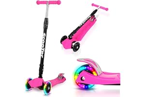 ‎JOPASSY Jopassy Roller Kinder Scooter mit 3 LED-Rädern | Scooter Kinder Höhenverstellbar & Faltbar,Kinder Roller Bis 50 kg | Kinderroller für Roller Kinder 3-14 Jahre