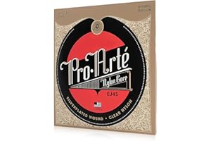 AUEFUDQ Gitarrensaiten - Pro-Arte Saiten Konzertgitarre - EJ45 - Nylonsaiten Konzertgitarre - Classical Nylon Guitar Strings - Normal Tension, 1-Pack