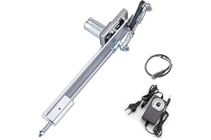 TAZZOR Hubkolben Linearaktuator DC 12V linear actuator 90RPM linearantrieb DIY Hubkolbenmotor Hub 2-8cm mit Drehzahlregler