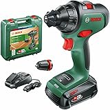 Bosch Home and Garden Trapano avvitatore a batteria 2 velocità - Advanced Drill 18