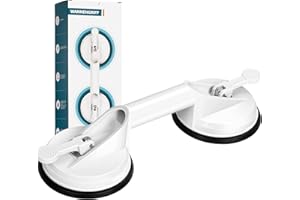 ADEL DREAM Bagno con Corrimano Ausiliario di Sicurezza, Maniglione di Sicurezza Antiscivolo, Bracciolo per Doccia per Anziani/Bambini Maniglia di Sicurezza per il Bagno, Bianco, 34 * 13 * 9