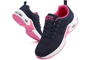 ZIITOP Womens Trainers Running Shoes Air Cushion Arch Support Sneakers Platform Trainers Ladies Walking Shoes Mesh Breathable Lightweight Sport Sneakers Outdoor Gym Athletic Tennis Jogging