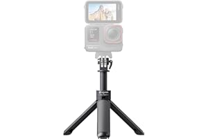 Insta360 Mini trípode 2 en 1 para GO 3, X3, Link, One RS, One X2, One X, One R, GO 2, Color Negro