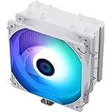 Thermalright Assassin X 120 SE Refroidisseur d'air pour processeur blanc, TL-C12C PWM Refroidisseur de processeur à ventilate