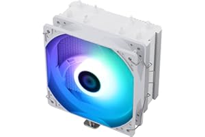 Thermalright Assassin X 120 SE Bianco CPU Cooler Aria, 4 Tubi di Calore, TL-C12CW-S PWM Silenzioso Ventola CPU Cooler Con Cuscinetto S-FDB, Per AMD AM4/AM5 Intel LAG 1700/1150/1151/1200