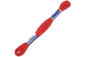 MADDMA 1 Docke Stickgarn 2g / Sticktwist 100% Baumwolle Stickerei verschiedene Farbwahl, Farbe :3292 rot