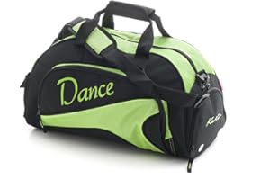 Katz Dancewear Girls Ladies Medium Sparkly Lime Green Dance Ballet Tap Kit Holdall Sports Bag KB87