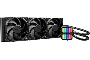 be quiet! Silent Loop 3 420mm système de refroidissement liquide, plaque froide usinée avec haute précision, 3 ventilateurs Silent Wings 4 140mm PWM high-speed, performances de refroidissement inouïes