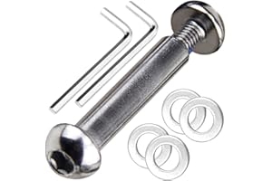 OTFAITP Boulon d'essieu Avant et arrière M8 8 mm x 28 mm-86 mm en Acier Carbone de qualité 8.8 pour Trottinette Freestyle, Adolescent/Adulte, capacité de 800 kg
