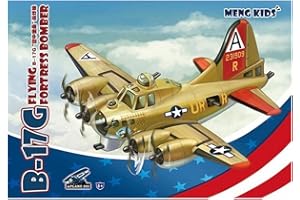 MENG Modelo Kids B-17G Flying Fortress Bomber Kit (Multicolor)