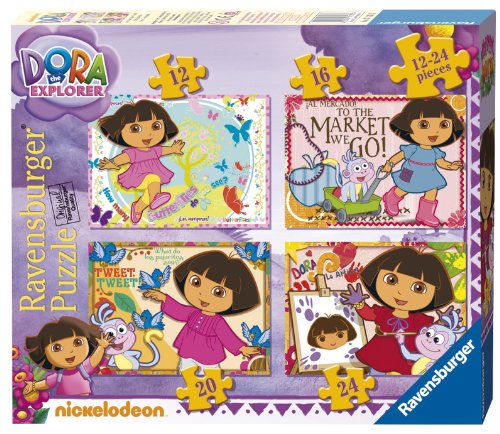Ravensburger Dora The Explorer 4 In A Box Jigsaw Puzzles