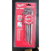 Milwauke e Allen anahtarı seti 1.5mm-10mm 9 par&ccedil;a metrik