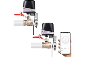 UseeLink Inteligentny zawór wodny, sterowanie zaworem Zigbee, sterowanie nawadnianiem, zawór odcinający wodę, bezprzewodowy zawór Smart, kompatybilny z Alexa i Google, wymaga koncentratora Zigbee (2