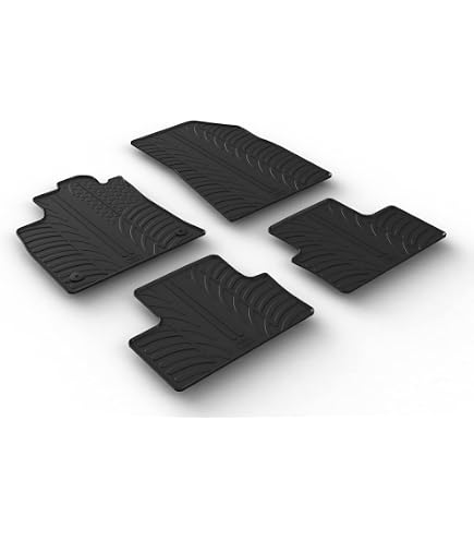 F904956 - Tappetini su Misura per Auto in gomma Antiscivolo Compatibile con Clio V 5 Porte dal 06/2019-, Mit- Colt 2024