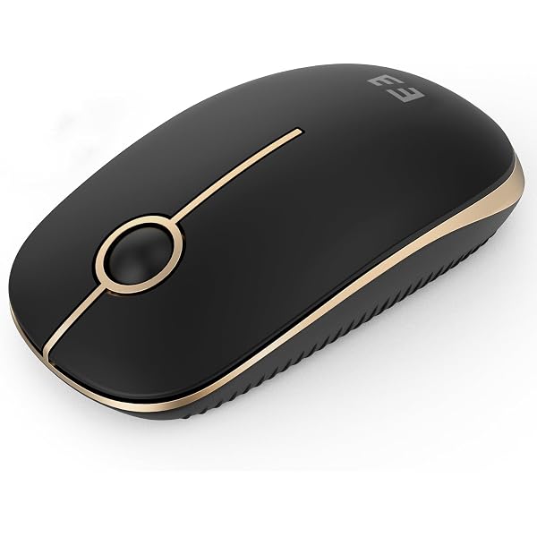 MAMBASNAKE Kabellose Maus – 2.4GHz, RGB-Beleuchtung, Leise Klicks, 1600 DPI | Mini-Empfänger Inklusive