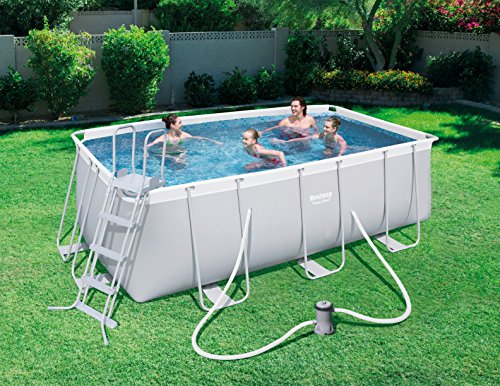 stahlrahmen pool bestway rechteckig 412x201x122 cm