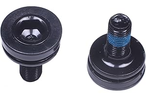 PROWHEEL Boulons de fixation hexagonaux pour bras de manivelle de vélo - 8 mm - Vis de boulon à clé Allen - Pédalier sans capuchon pour essieu de vélo - Compatible avec de nombreux pédaliers de vélo
