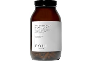 EQUI LONDON Equi Pregnancy Formula | Expertly Formulated Multivitamin Capsules for All Stages | Methyl-Folate Folic Acid, Iron, CoQ10, Choline, & Biotin Prenatal Vitamins | 30 Day Supply