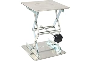 FreeTec Hubtisch Plattformen Edelstahl Labor Hebeplattform 200 x200 x280mm für Labor Laborhebebühne Lab Jack Labor Hebebühne