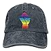 Produktbild rongxincailiaoke Pride Rainbow Flag Fist Unisex Cowboy Hat Customized for Man and Woman
