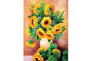 HMCEY 5D Diamond Painting Kits for Adults, Crystal Art Kits for Kids, DIY Diamond Painting, Art Diamond Painting, Stitch Embroidery Paintings for Home Wall Hallway and Stairs Decoration, 12x16in