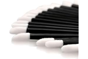 ‎XXL LASHES 100 Schwamm-Sticks, Wimpern Schwamm Applikatoren zur Entfernung von Wimpernverlängerung, Lippenpinsel, Stab Applikatoren, Lip Gloss Pinsel, Zauberstab Applikatoren mit Schwammspitze