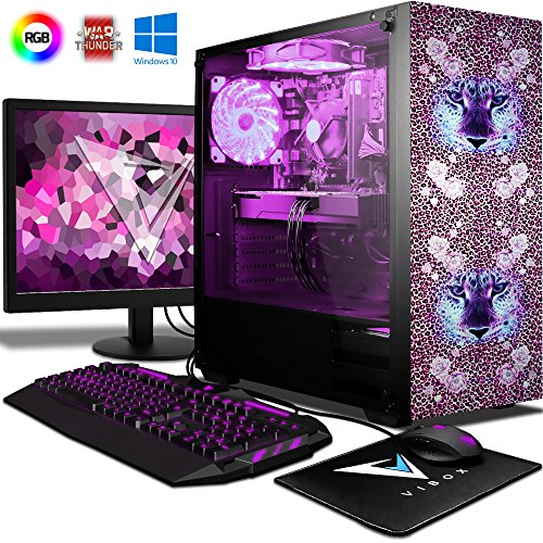 VIBOX Kaleidos RMR760-144 Gaming PC Ordenador de sobremesa con Cup n de Juego Win 10 22 HD Monitor 4 3GHz Ryzen 8-Core Radeon RX 560 Tarjeta Grafica 32GB DDR4 RAM 480GB SSD 2TB HDD VIBOX Kaleidos RMR760-144 Gaming PC Ordenador de sobremesa con Cup n de Juego Win 10 22 HD Monitor 4 3GHz Ryzen 8-Core Radeon RX 560 Tarjeta Grafica 32GB DDR4 RAM 480GB SSD 2TB HDD