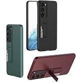 Microcase Samsung S23 FE Ile Uyumlu Standlı Sert Plastik Mat Kılıf -AL3566 (Beyaz)
