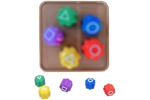 FEIBETY Gonggi Korean Game,Gong-Gi Traditional Folk Play Jack Stone Set Game,Gong Gi Mini Five Grasping Rainbow Konggi Catching Pebble Stones,Fun Hand-Eye Coordination Training for Family Kids And Adults