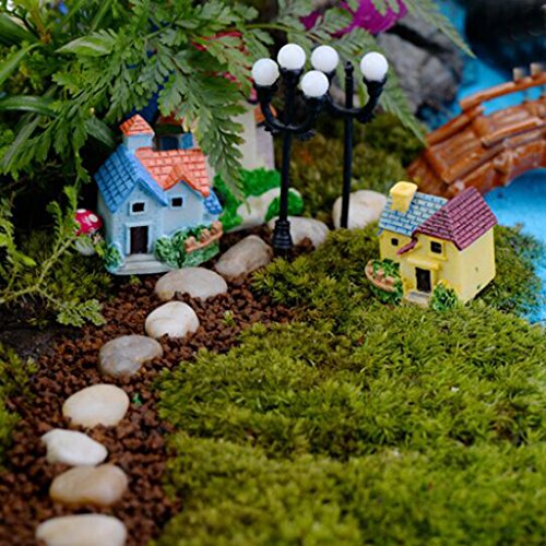 Puppenhaus Miniatur Bonsai Garten Harz Handwerk Landschaft Diy Haus Dekor 4pcs - 3