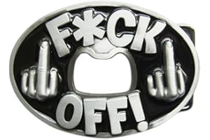 JEAN'S FRIEND New Oval Enamel Bottle Opener Vintage Belt Buckle Fibbia per cintura