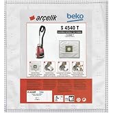 Magic Bags | Ar&ccedil;elik ile Uyumlu S 4540 T S&uuml;p&uuml;rge Toz Torbası 5 Adet