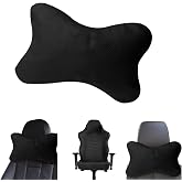 Microcase 3D Ortopedik Oto Ara&ccedil; Oyuncu Koltuk Boyun Yastığı 25x17cm 1 Adet AL4335 Siyah