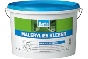 Herbol Fertigkleber Malervlies Renoviervlies Kleber 16kg, transparent