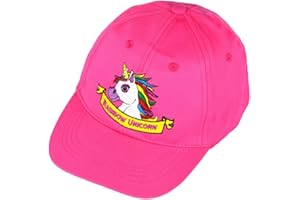 Palgrave Ltd Kids Children Girls Rainbow Unicorn Cap Summer Sun Hat 2-8 Years