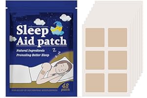 PEOBAETY Sleep Patch, 48 Stück Tiefschlafpflaster für Erwachsene, ganz natürliche Tiefschlafpflaster, einfach und bequem anzuwenden, schnell wirkende Inhaltsstoffe, für Männer und Frauen geeignet