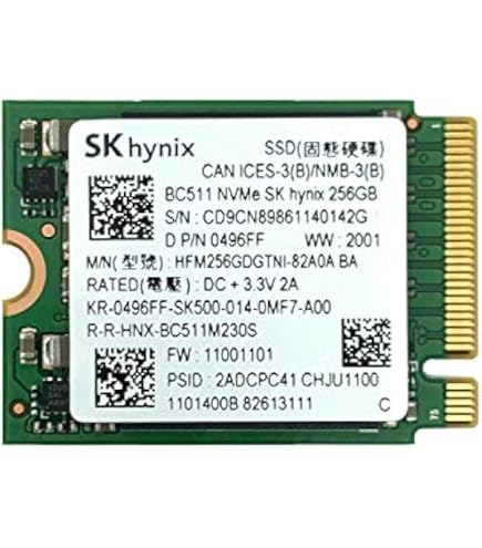 512GB M.2 2230 NVMe PCIe Gen4 x4 TLC SSD (SSDPFPNU512GZ) P41 Plus
