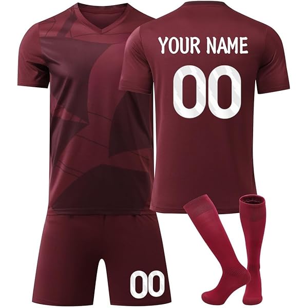 Set Maglie Calcio Personalizzabile 2024/2025 - Completo Con Maglietta, Pantaloncini E Calze - Foto 3