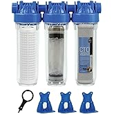 Aqua Bella &Uuml;&ccedil;l&uuml; Su Filtresi Daire Ve Bina Girişi I&ccedil;in &Uuml;&ccedil;l&uuml; Set Arıtma Sistemi