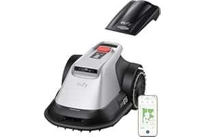 eufy E15 Robot Lawnmower, No Boundary Wire, No RTK, No Signal Problems, Hands-Free Auto-mapping, For Gardens up to 800 m², TrueVision Technology, Precise Edge Trimming, Accurate Obstacle Avoidance