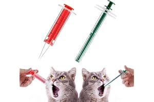 CHUNZHILAI 2 Pack Pet Syringe Pet Pill Shooter Pet Pill Tablet Feeder Silicone Pet Medicine Feeder Cat Pill Dispenser Feeder Pet Pill Tablet Feeder for Dogs Cats Animals