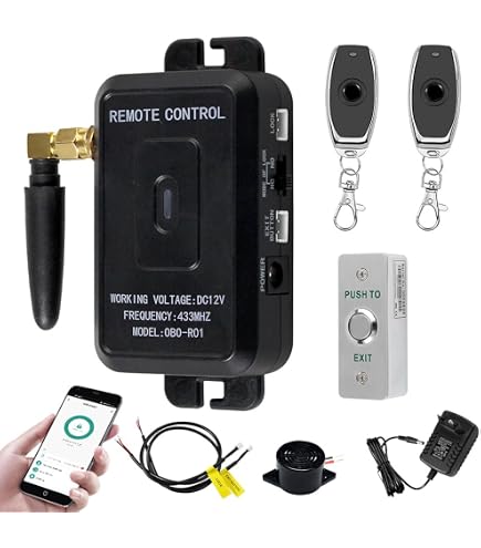 Cerradura Magnética AOAMZ 180kg - 12V NC, Impermeable, Para Puertas De Madera/vidrio/metal (modo Fallo Seguro)