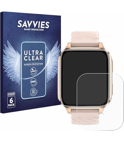 Pellicola Protettiva Smartwatch Jugeman P98/P99 - TPU HD, 6 Pezzi, Anti-Graffio - Foto 2