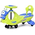 Fun Ride FunRide Bunny Swing Car Rider - Bunny Rabbit Twist and Swing Magic Car Ride On for Kids with Steering Music and Lights (For Boys and Girls for Age Above 3, Weight Capacity Upto 100 Kg, Green)