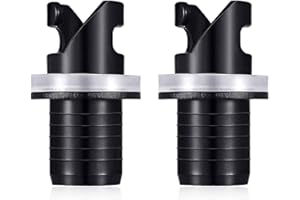 Wancala Air Valve Adapter Kayak Pump Hose Adapter H-R Hose Adapter,HR Valve Adapter for Inflatable Kayak Dinghy Foot Pump Paddle Board Air Pump Adapter- 2Pcs