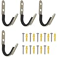 4 Pack Heavy Duty Sword Wall Mount - Display Rack Stand Hook Hanger - Holds 2 Swords - Felt Protection - No Rust, No Scratching - Easy Install, Sturdy